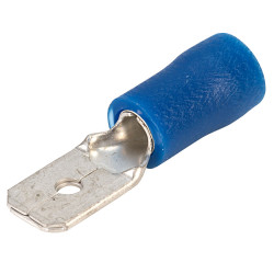 TruConnect 6.3x0.8mm 16A Blue Push On Pack of 100