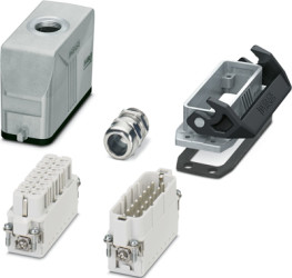 Connector kit, size D25, 16 pole + PE , IP66, 1424461