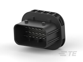 Złącze motoryzacyjne 21-pinowe TE Connectivity 3-rzędowe Męski Czarny LEAVYSEAL Kabel Złącze motoryzacyjne Zagniatane