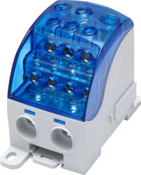 Blok rozdzielczy - uniwersalny Al/Cu SUB 490 (82090) SIMBLOCK niebieski 81652003