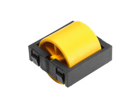 Rolka transportowa śr: 24mm dł: 33.3mm Stal powlekana cynkiem RS PRO