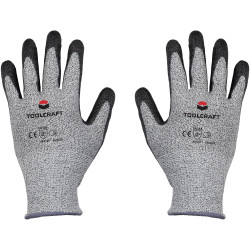 Toolcraft TO-5621607 Cut-Proof Glove Size 9 EN 388 CAT II Level D
