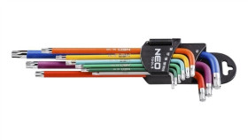 Klucze Torx T10-T50 Zestaw 9Szt. Kolor Neo