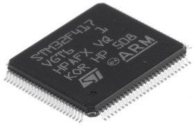 Mikrokontroler STMicroelectronics STM32F4 LQFP 100-pinowy Montaż powierzchniowy ARM Cortex M4 1,024 MB 32bit CAN:2