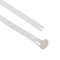 7.6mm Natural Resealable Cable Tie 150mm - Pack of 100