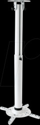 ICA-PM-104MW Ceiling Bracket for Beamer, 50 - 77cm, white