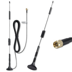 Qoltec Antena 4G LTE dookólna DUAL 7dBi Wewnętrzno-zewnętrzna