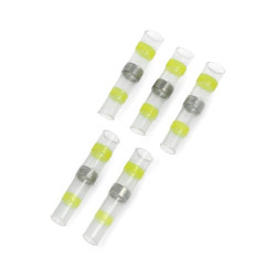 Szybkozłączka z cyną + folia termokurczliwa 12-10AWG 4-6mm2 - 5szt.