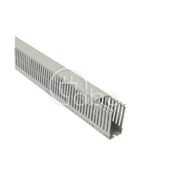 Korytko kablowe cienkogrzebieniowe T1-EF, 40x80x2000 mm, szare, B01127