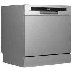 Baridi DH87 Tabletop Dishwasher 8 Place Settings 8L Capacity Silver