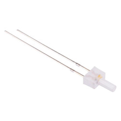 White Flashing 2mm Diffused LED 500mcd 90°