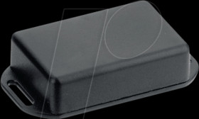 1551FFLBK Flange housing, series 1551, 35 x 50 x 15 mm, black