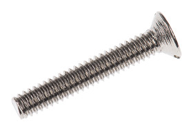 Śruby maszynowe M2 łeb z łbem stożkowym Mosiądz długość 12.0mm skok 0.40mm