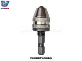 Uchwyt samozaciskowy 0,3 do 3mm na HEX 1/4" 6,35mm
