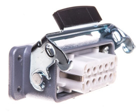 Zestaw kompletny 10+PE stykowy żeński /obudowa pulpitowa + wkład/ EPIC KIT H-A 10 BS AG 75009627