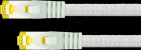 8070PY-005W Patch Cord - Rawcable Cat.7 PiMF white 0,5m