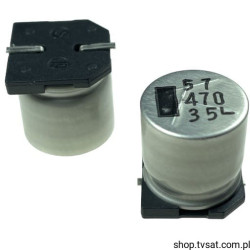 35CE470LX+D 470uF 35V 105'C 12.5x13.5 mm SMD-12.5X13.5 SUNELECTR 2000