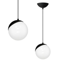 Lampa wisząca SFERA BLACK 1xE27 60W MLP5739 Milagro