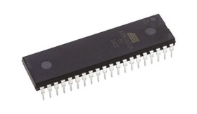 Mikrokontroler Microchip ATMEGA32A-PU ATmega32A PDIP 40-pinowy Otwór przelotowy AVR 32kB 8 bit 16 MHz, 2 kB RAM Flash,
