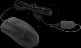 STM042 Mouse, cable, USB, IP68, can be disinfected, black