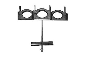 Uchwyt U1 bez osadzenia potrójny U1023 002912047 ETI