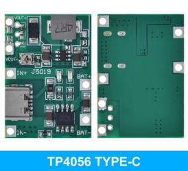 MODUŁ ŁADOWANIA AKUMULATORA Z PRZETWORNICĄ 4,5V-8V-->4,5-28V 2A HW-357 USB-C (BMS-70128)
