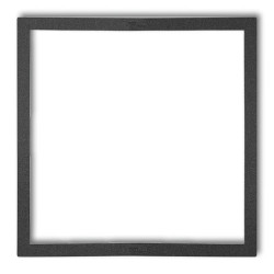Ramka wypełniająca pojedyncza serii DECO grafitowy 11DRW-1