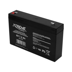 Akumulator żelowy 6V 7Ah (6V 7,2Ah) 151x94x34 / 82-207