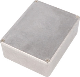 Aluminum die cast enclosure, (L x W x H) 119 x 94 x 42 mm, natural, IP54, 1590BBS
