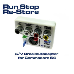 A/V Breakout adapter kit for Commodore 64