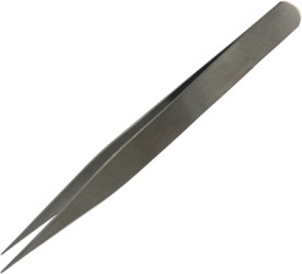 Tweezers, uninsulated, antimagnetic, carbon steel, 120 mm, BYB-7-30L0102