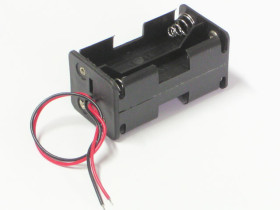 Koszyk baterii AA (R6) x4 z przewodami