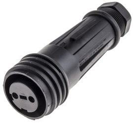 Złącze wielostykowe przemysłowe 2-pinowe Montaż na kablu Gniazdo Bulgin