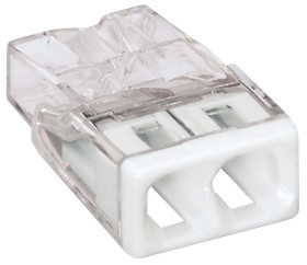 Złącze skrzynki przyłączowej 2-żyłowe WAGO rozmiar żyły 20 → 16 AWG Push-In Montaż na kablu