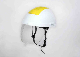 Kask ochronny, Biały, ABS, Mikro