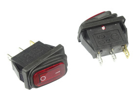 Przełącznik QY603-101 IP45 230V AC podświetlany ON-OFF