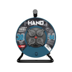 Przedłużacz bębnowy HAND PRO LINE 30m H05RR-F 3x1,5 4x2p+Z IP44 16A czarny