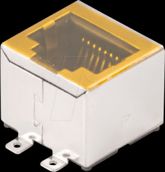 1433900000 RJ45 socket 180°, SMD Cat.5
