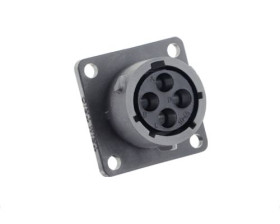 Złącze wielostykowe przemysłowe 4-pinowe Montaż na kablu Gniazdo Souriau Sunbank by Eaton