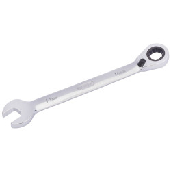 Draper 52002 14mm Hi-Torq&#xAE; Metric Reversible Ratcheting Combination Spanner