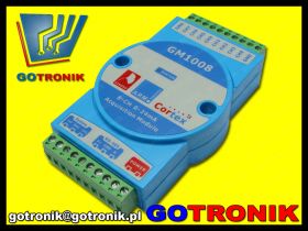 GM1008 moduł pomiarowy prądu 0-24mA RS-485 z izolacją