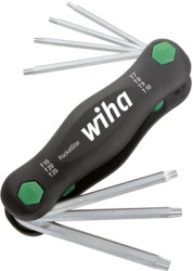 Pin wrench kit, T7, T8, T9, T10, T15, T20, T25, TORX, SB363P7