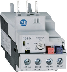 Przekaźnik przeciążeniowy Allen Bradley 7,2 → 10 A 10 A 6 W 1NO + 1NC, reset: ręczny/auto