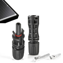 Konektor Złącze Solarne do Paneli Fotowoltaicznych MC4 1500V DC IP67 VCX