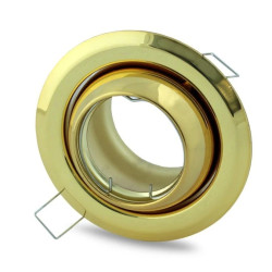 ZESTAW OCZEK OKRĄGŁYCH GU10 3X5W LED ZŁOTY EKZ4102 Milagro