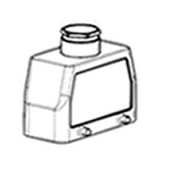 Osłona złączy dużej mocy TE Connectivity 16-pinowe Wpust górny rozmiar gwintu PG21