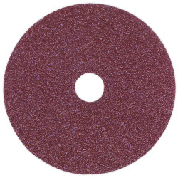 Sealey FBD10050 Sanding Disc Fibre Backed &#xD8;100mm 50Grit Pack of 25