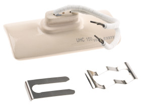 Ceramiczny element grzewczy 150 W 230 V AC długość 122mm Wygięty element ceramiczny