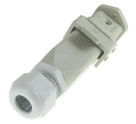 Obudowa termoplasytczna złącza HAN-KIT 3A 3+PE męski+żeński 230/400V 10A Han A Proste M20 10200030002