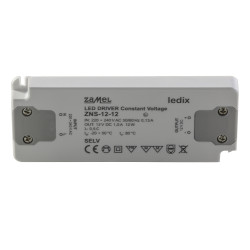 Zasilacz slim LED 12V DC / 12W ZNS-12-12